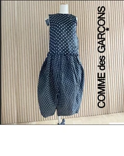 NWT BLACK COMME des GARCONS Runway balloon black Pants white dots size. S  