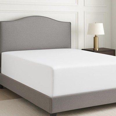 Lane Leinen King Size Spannbettlaken - 1000 Fadenzahl Ägyptischer König, weiß 