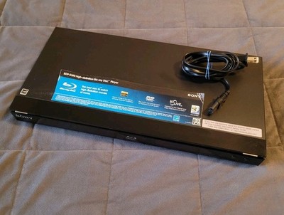 Sony BDP-S360 1080p Blu-Ray Disc/DVD Player w/Power Cord HDMI Tested *no remote*