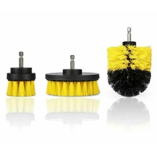 Universal Fit 3PCS Drill Brush Power Scrubber For Carpet Tile Grout Car Cleaning