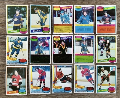 1980-81 Topps Hockey (40) Card  Lot~HOFers/Rookies (Olympic)/TC/CL/ NO DUPS!