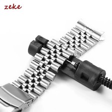 18mm 20mm 22mm 24mm Brush Metal Watch Band Solid Stainless Steel Bracelet Straps