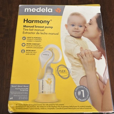 New Medela Harmony Manual Breast Pump with PersonalFit Flex Breast Shield