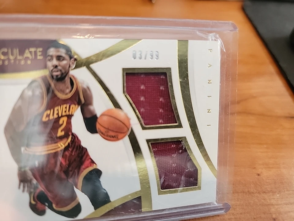 2016-17 Panini Immaculate Collection Kyrie Irving basketball card  - Image 2 of 4