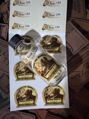 Vinyl Bottle Label Stickers - Pappy Van Winkle 23 Year - 6 Stickers