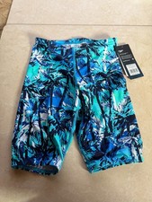 Speedo Print Jammer Navy Size 8 Youth