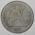 1876-S Seated Liberty Quarter (7007)