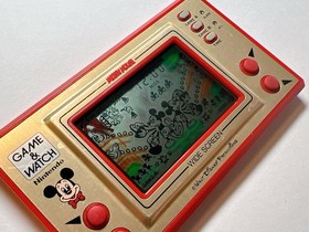 NINTENDO GAME AND & WATCH Mickey Mouse 1981 Wide Screen From Japan Very Rare