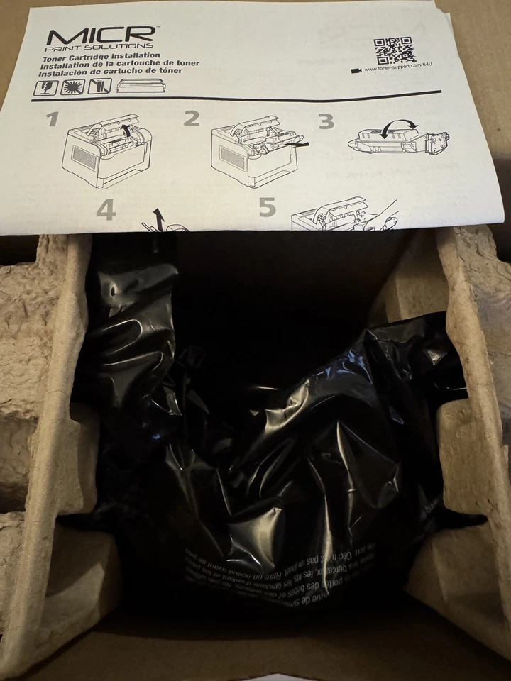 MICR MCR90AM TONER CARTRIDGE FOR HP M4555 MFP COMPATIBLE WITH CE390AM 90A CE390A - Image 3 of 3