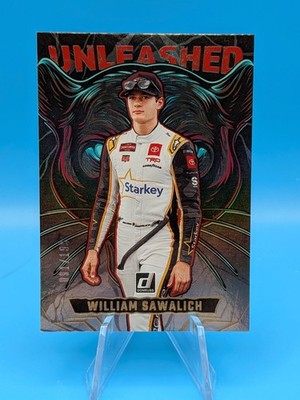 William Sawalich 2025 Donruss Racing NASCAR Unleashed Silver Holofoil /199