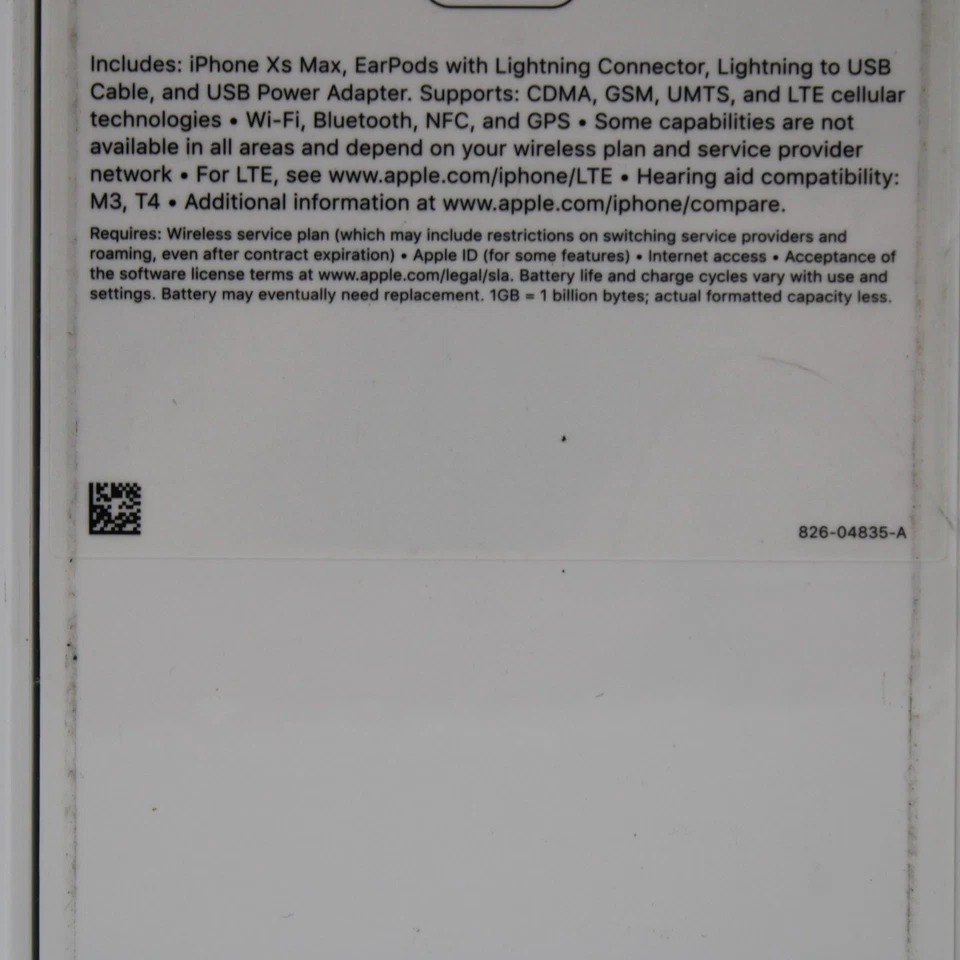 Apple iPhone XS Max A1921 Choose Color Carrier Storage New Sealed - Image 3 of 3