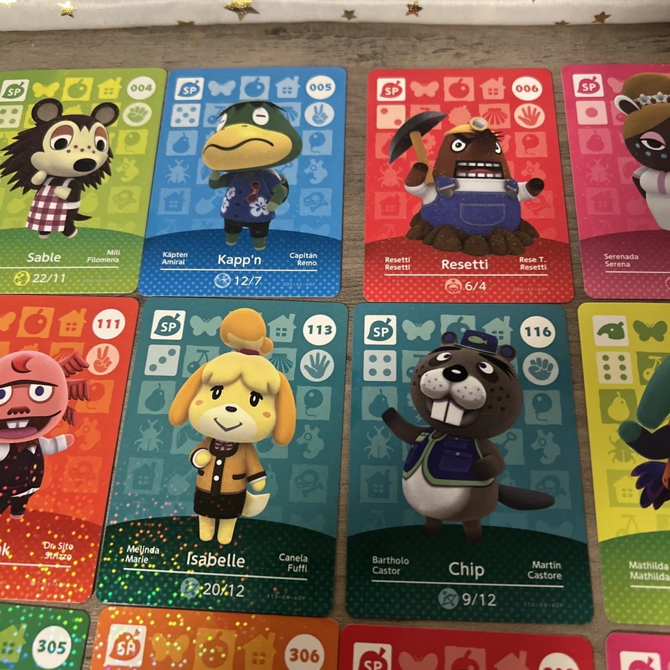 lot de  31. cartes animal crossing - Photo 4/4