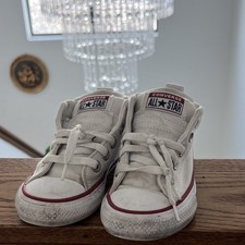 Converse All Star Kids White Low Top Sneakers Canvas US Size 11 A16711F