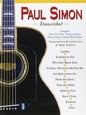 PAUL SIMON - TRANSCRIBED (PAUL SIMON/SIMON & GARFUNKEL) By Mark Hanson EXCELLENT