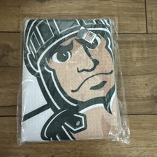 Michigan State Spartans MSU Sparty Golf Towel White Green Magnetic 40" x 20"