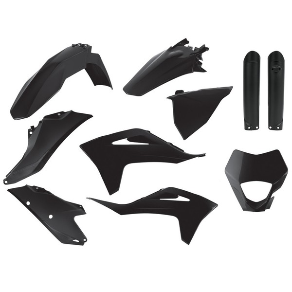 Plastikkit Schwarz Plastiksatz Passend FüR Gas Gas EC 250 Bj. 2021-2023-image