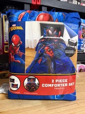 Spiderman Techno City 2-Piece Reversible Comforter and Pillowcase Set, Twin/Full