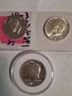 1964 Kennedy Half Dollars 1-2013 PF Silver 90% silver AU Lot of 3 50C Coins