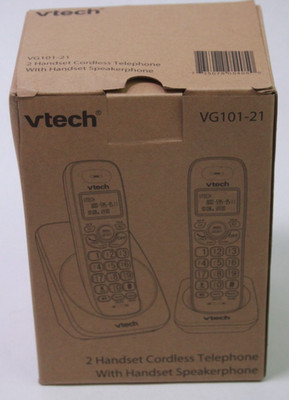 New Unused VTECH VG101-21 Two Handset Cordless Phones