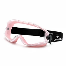 Safety Goggles Over Glasses - Anti-Fog Clear Lens - ANSI Z87.1 Certified Eye ...