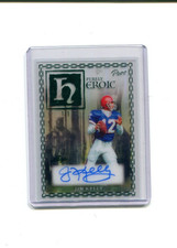 2025 Leaf Eclectic Football Pure Purely Heroic Clear Green Jim Kelly Auto 1/1