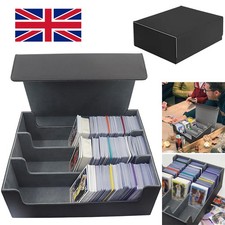 1800+ Card Deck Case for Trading Cards, Magnetic Card Storage Box Top3009 W