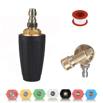 #ad Pressure Washer Tips Rotating Turbo Nozzle for 3600 PSI High Pressure Washer... $12.79