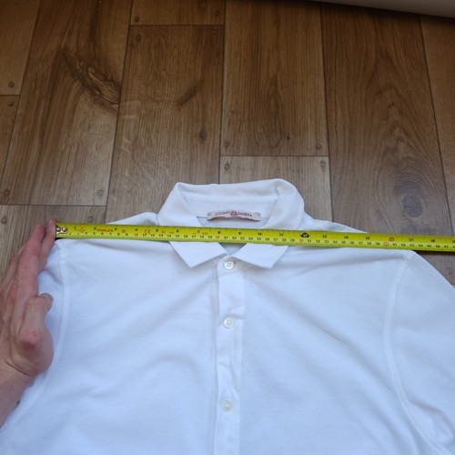Camicia Luciano Barbera con bottoni manica lunga piqué uomo taglia M - Foto 8 di 15