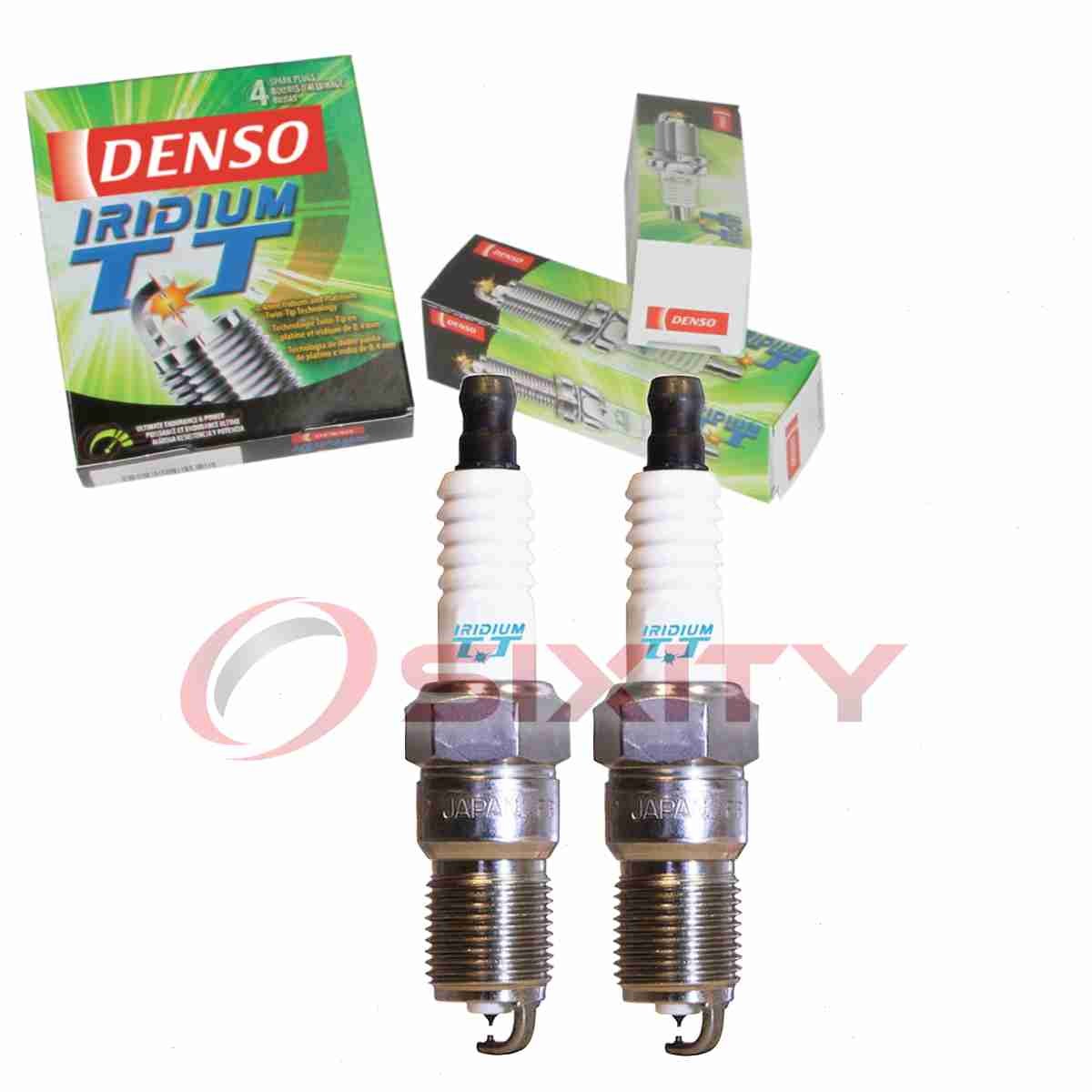2 pc DENSO 4717 Iridium TT Spark Plugs for SPRE14PMC5 SPRE14PLP5 SPRE14MCC5 xt