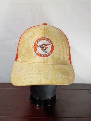 Baltimore Orioles  Baseball Trucker Hat Cap 2016 SGA SnapBack Straw Weave Front