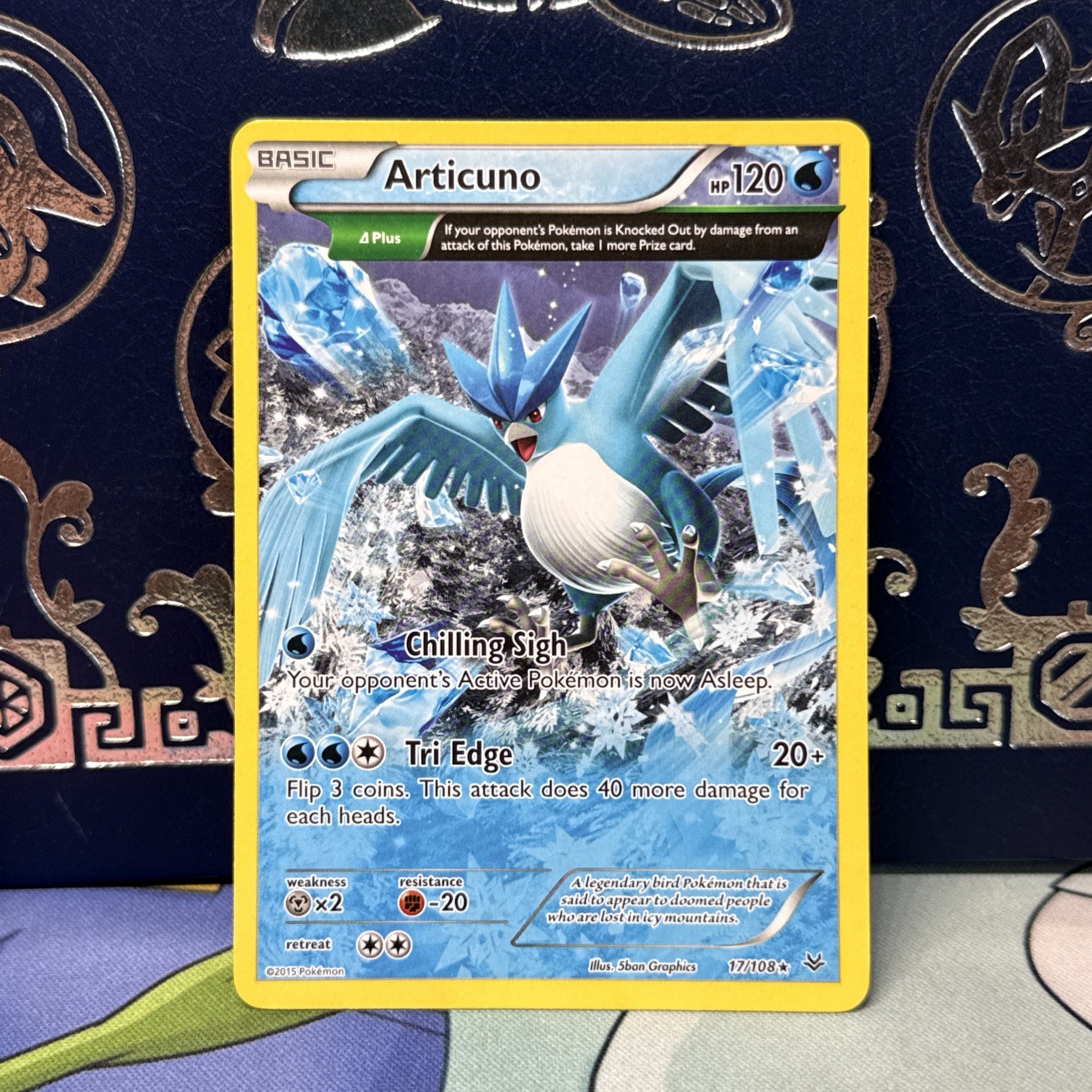 Pokemon 2015 TCG Roaring Skies Articuno 17/108 Near Mint