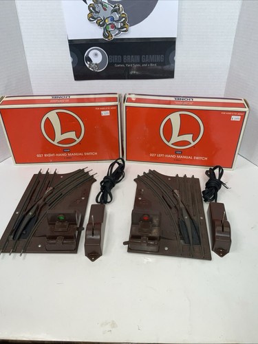 LIONEL BOXED 027 GAUGE SWITCH TRACK RIGHT 1024R 6-65022 & LEFT 1024L 6-65021 ๐ - Picture 2 of 15