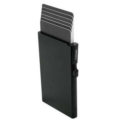 Clicksafe Tresor SLIM Aluminium-Tresor für bis zu 6 Karten schwarz (955000)
