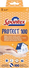 SPONTEX Protect Rękawiczki jednorazowe Winyl Bez lateksu Rozmiar S (6-6,5) 100 sztuk