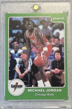 1985 Star Gatorade Michael Jordan Slam Dunk Championship #7 Bulls Rookie REPRINT
