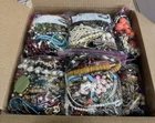 21lbs+ Lot of Vintage to Now WEARABLE Mixed Costume Jewelry Box Bulk Resale #3!