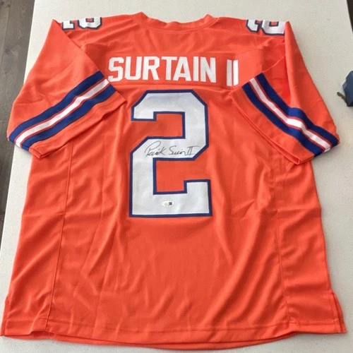 Patrick Surtain II Denver Broncos Autographed Football Jersey JSA