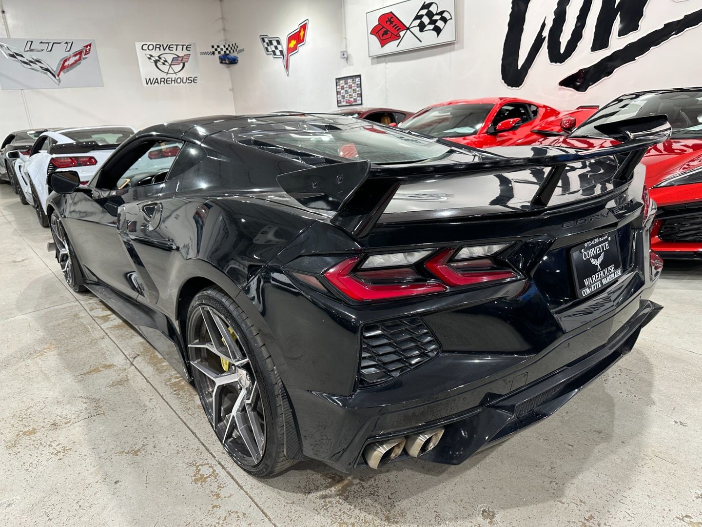 2021 [GBA] Black Chevrolet Corvette   | C8 Corvette Photo 4