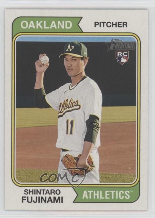2023 Topps Heritage Variation SP Shintaro Fujinami #57 Rookie RC 0t0b