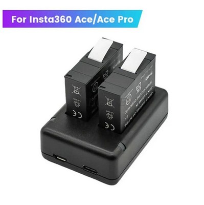 For Insta360 Ace /Ace pro Camera Battery USB Dual Charging Box Fast Charging Hub