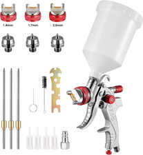 Pistola per Verniciatura HVLP a Gravità, Pistola a Spruzzos per Auto, Piccola Ri