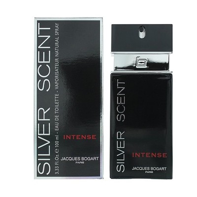 Jacques Bogart Silver Scent Intense Men Eau De Toilette Spray, 3.33 Ounce