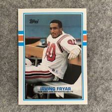 1989 Topps Irving Fryar New England Patriots #204 Football Card