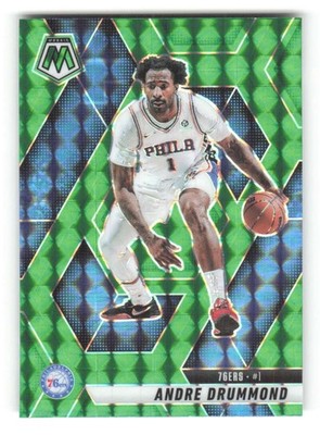 2024-25 Panini Mosaic Green #126 Andre Drummond 76ers | eBay