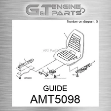 AMT5098 GUIDE fits JOHN DEERE (Surplus Open Box)