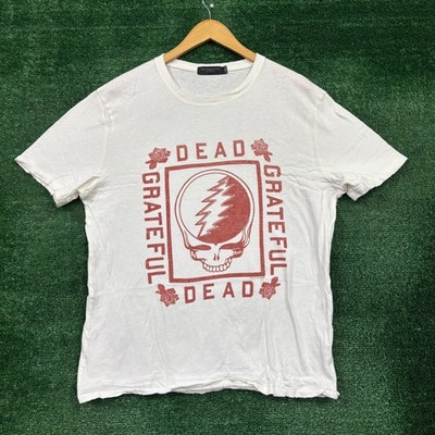 Junk Food Clothing x Grateful Dead Steal Your Face Rock Band T-Shirt Size Large