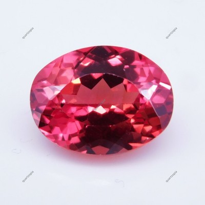 Super! 5,80 ct natürlicher roter orangefarbener Saphir ovaler Schliff zertifi...