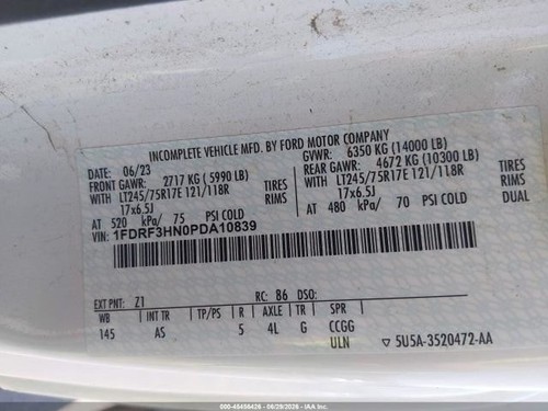 2023-2025 FORD F250SD PICKUP Transfer Case 6.7L 6' 9" Box OEM - Picture 17 of 24