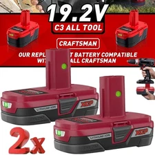 2Pack For CRAFTSMAN 19.2 VOLT C3 LITHIUM DIEHARD BATTERY PACK 315.PP2011 3.6Ah
