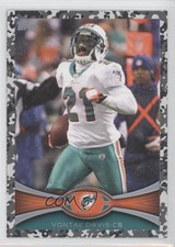 2012 Topps Camo Military 155/399 Vontae Davis #371 1a3